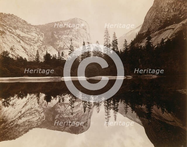 Mirror Lake, Valley of the Yosemite, 1872. Creator: Eadweard J Muybridge.