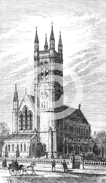 New parish church of St. Paul, Hammersmith, 1883. Creator: Unknown.
