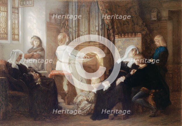 La veuve du maître de chapelle, 1859. Creator: Alexandre Cabanel.