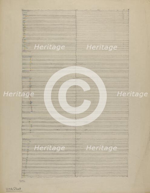 Textile, 1935/1942. Creator: Unknown.