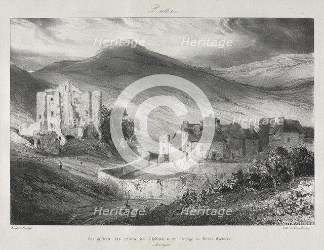 Voyages pittoresques et romantiques dans lancienne France, Auvergne..., 1831. Creator: Eugène Isabey (French, 1803-1886).