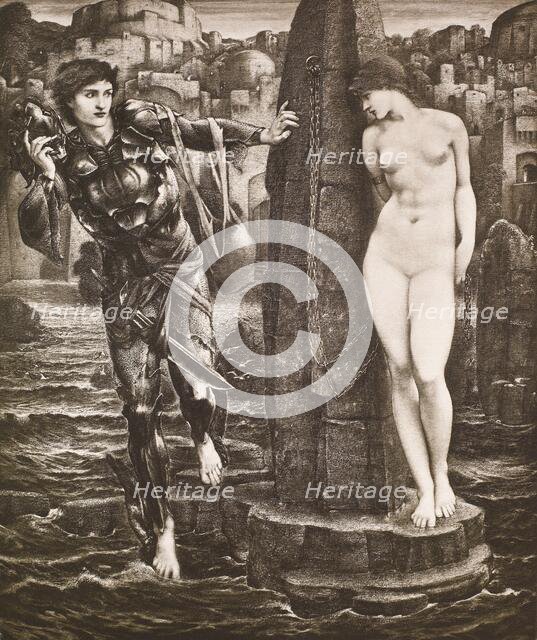 The Perseus Series - The Rock of Doom, c1880s, (1900). Creator: Unknown.