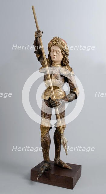 Saint George Slaying the Dragon, Austrian, ca. 1480. Creator: Unknown.