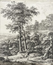 Apollo and Daphne, between circa 1650 and circa 1660. Creator: Anthonie Waterloo.