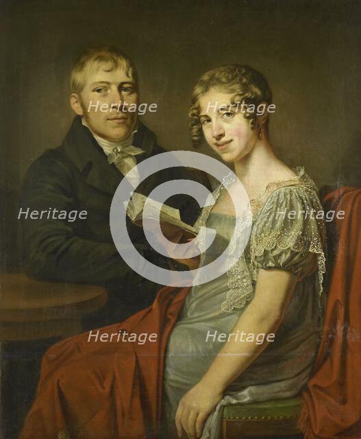 Hendrik Arend van den Brink (1783-1852) and his Wife Lucretia Johanna..., 1805-1830. Creator: Louis Moritz.