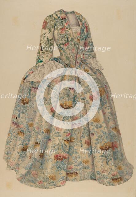 Dress, 1935/1942. Creator: Julie C Brush.