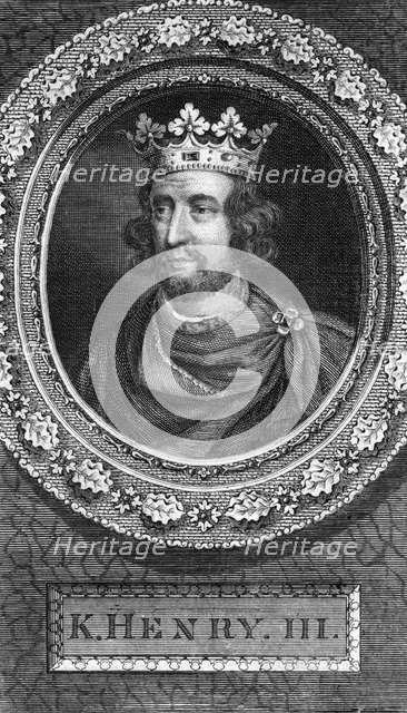 Henry III of England, (18th century).Artist: George Vertue