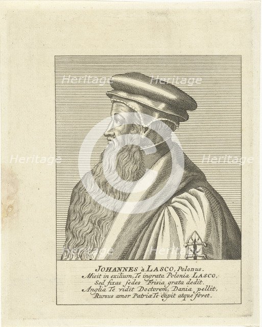 Portrait of John Calvin (1509-1564), um 1700.