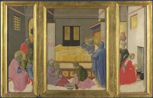The Birth of the Virgin, c. 1440. Artist: Master of the Osservanza Triptych (active 1430-1480)