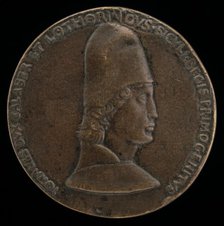 Jean d'Anjou, 1426-1470, Duke of Calabria and Lorraine [obverse], 1464. Creator: Francesco Laurana.