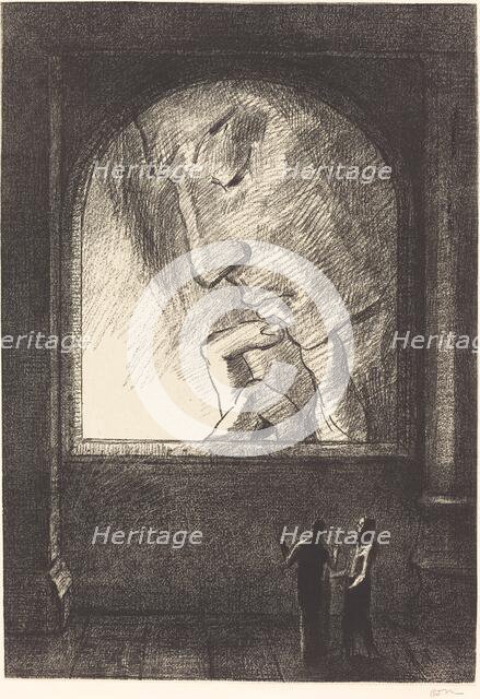 Lumiere (Light), 1893. Creator: Odilon Redon.