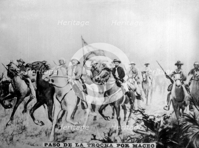Maceo  via Trocha, (1895), 1920s. Artist: Unknown