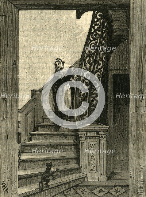 'Staircase in Southampton House', c1872. Creator: Unknown.