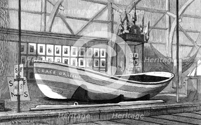 The International Fisheries Exhibition: Grace Darling's boat, 1883. Creator: Unknown.