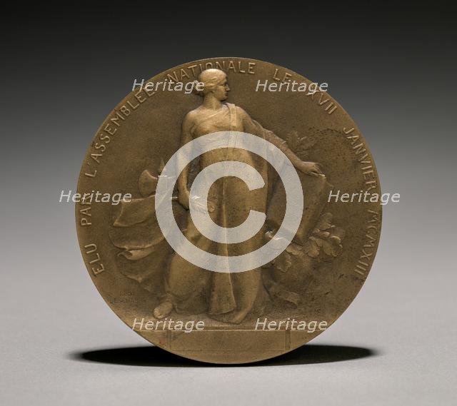 Poincarè Medal (reverse), 1900s. Creator: Léon Julien Deschamps (French, 1860-1928).