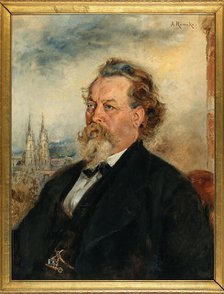 Portrait of the Architect Wilhelm Bücher (1824-1888). Creator: Romako, Anton (1832-1889).