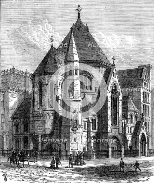 St. Saviour's Church, Oxford-street, for the deaf and dumb, 1880. Creator: Unknown.