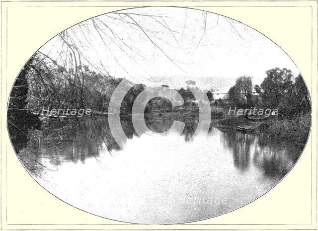 ''Une vue de lac Torrens; Les Terres Du Pacifique', 1914. Creator: Unknown.