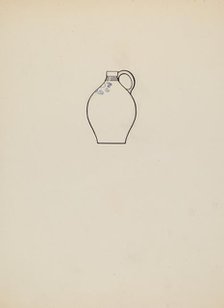 Jug, c. 1937. Creator: Charles Caseau.