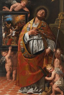 Saint Vigilius of Trent, 1673. Creator: Alberti, Giuseppe (1640-1716).