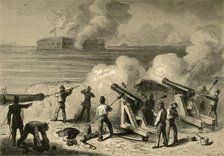 'The Attack of Fort Sumter', (1878). Creator: Albert Bobbett.