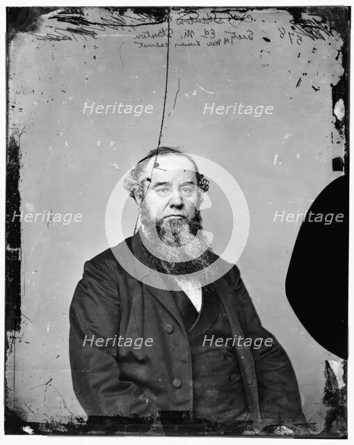 Edwin M. Stanton, between 1862 and 1865. Creator: Unknown.