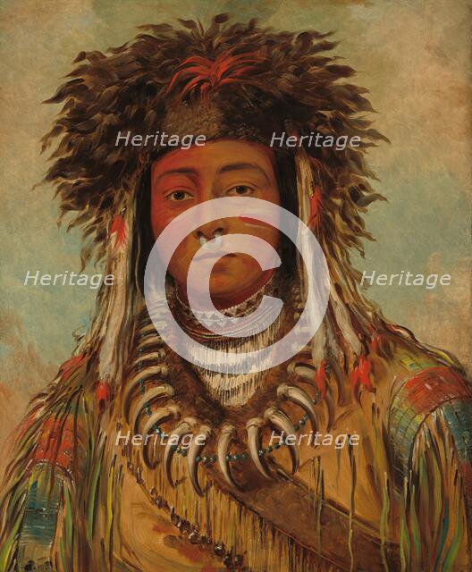 Boy Chief - Ojibbeway, 1843. Creator: George Catlin.