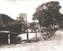 Old Moat, Portchester Castle, Hampshire, 1894. Creator: Unknown.