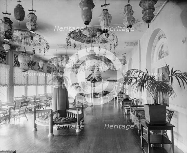 Japanese sun parlor, the Homestead, Hot Springs, Va., between 1900 and 1910. Creator: Unknown.