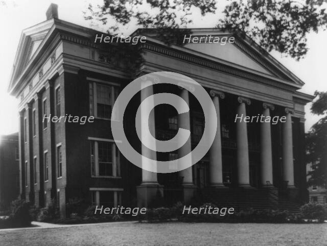 Masonic Female Institute, Talladega, Talladega County, Alabama façade..., between 1927 and 1943. Creator: Frances Benjamin Johnston.