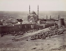 Caire près du Mokkatam, 1870s. Creator: Felix Bonfils.