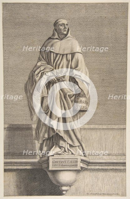 St. Peter Celestine. Creator: Conrad Lauwers.