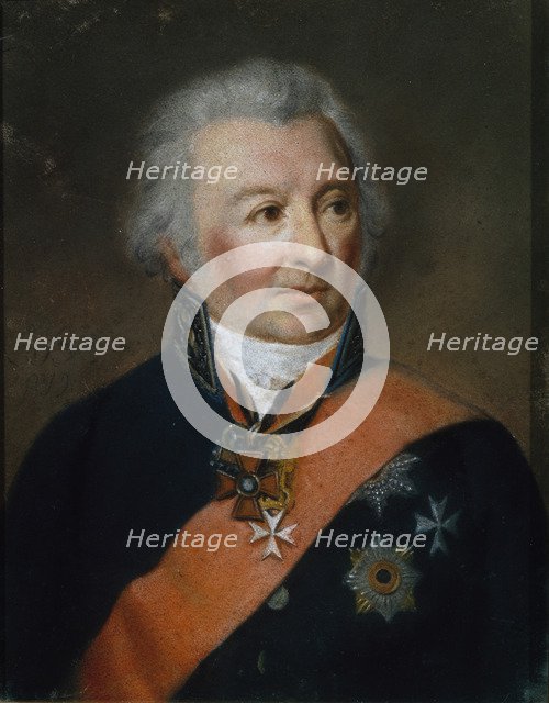 Portrait of Alexander Alexandrovich Sablukov (1749-1828), 1819. Artist: Bardou, Karl Wilhelm (1750s-after 1842)