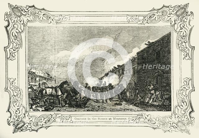 'Contests in the Streets at Monterey', 1849. Creator: Unknown.