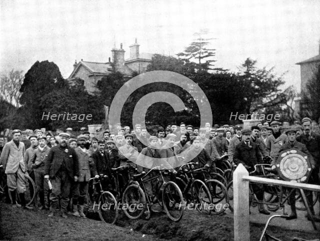 Return of the Anchor Shield...by the winner, Mr. A. E. Walters,...Polytechnic Cycling Club, 1895. Creator: Unknown.