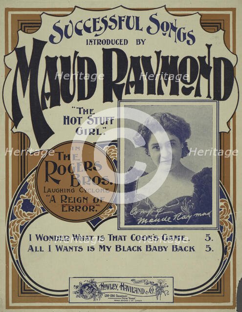 'All I wants is my black baby back', 1898. Creator: Unknown.