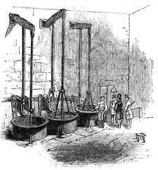 'The Woolwich blowing machine', 1886. Artist: Unknown