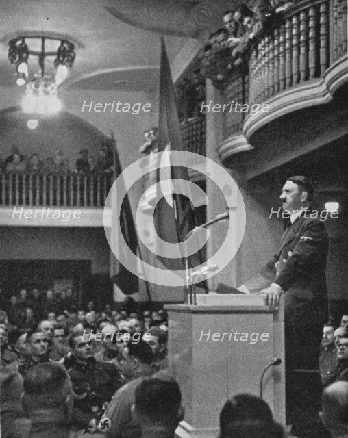 'Munich Bomb Explosion', 1939, (1940). Artist: Unknown.