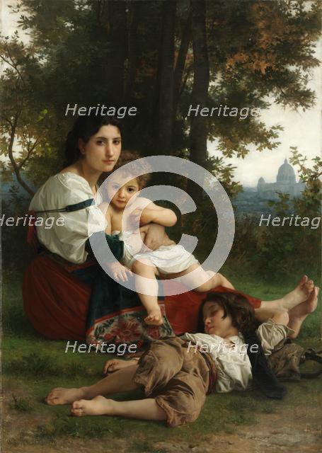 Rest, 1879. Creator: William Adolphe Bouguereau (French, 1825-1905).