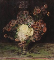 Flowers in a vase, 1898. Creator: Jacques Emile Blanche.
