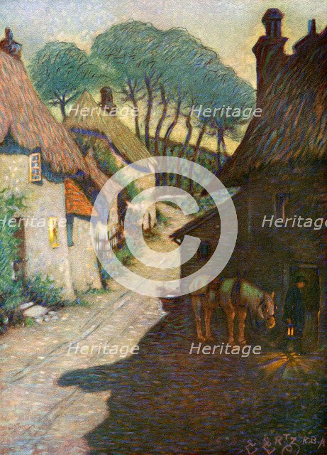 'Thurlestone Village, South Devon', 1924-1926. Artist: Edward Frederick Ertz