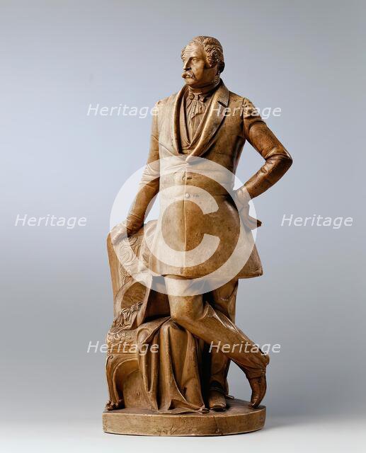 Monument design for Mathias Constantin Graf Wickenburg, Governor of Styria, 1852. Creator: Franz Hogler.
