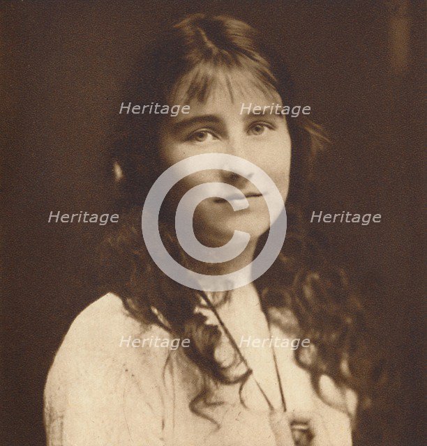 'Lady Elizabeth Bowes-Lyon as a young girl', c1917, (1937). Creator: Unknown.