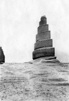 Malwiya tower, Samarra, Mesopotamia, 1918. Artist: Unknown
