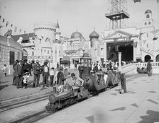 The Miniature railway, Coney Island, N.Y., c1905. Creator: Unknown.