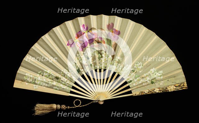 Fan, French, 1885-95. Creator: L Gerard.