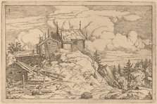 Hamlet on a Hill, probably c. 1645/1656. Creator: Allart van Everdingen.