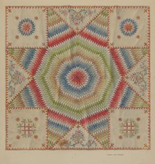 Pieced Quilt. Creator: Francis Law Durand.