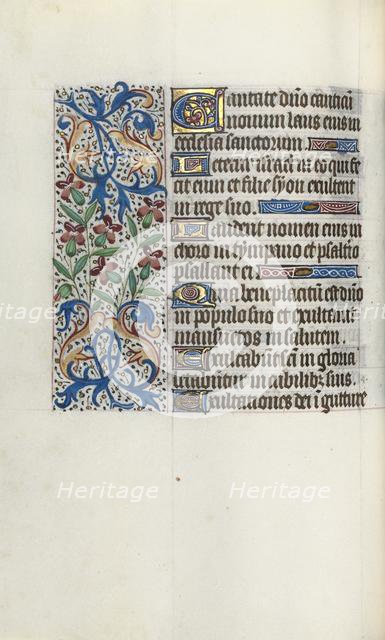 Book of Hours (Use of Rouen): fol. 45v, c. 1470. Creator: Master of the Geneva Latini (French, active Rouen, 1460-80).