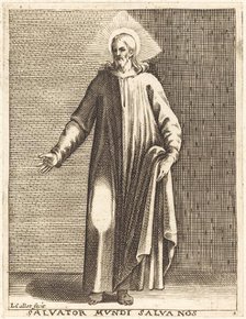 Salvator Mundi, 1608/1611. Creator: Jacques Callot.
